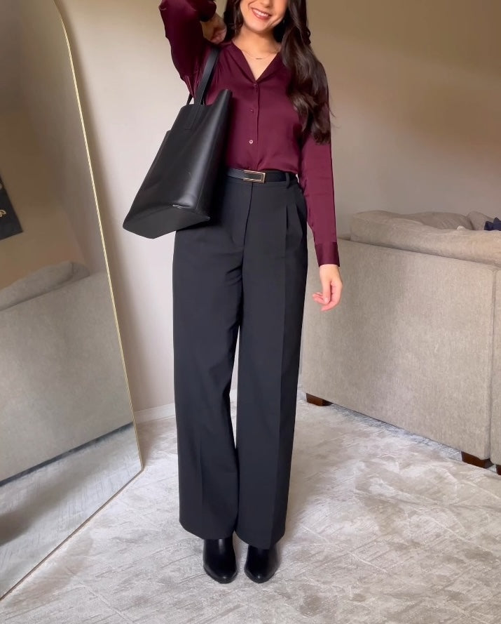 Black High - Heeled Ankle Boots - WOOLX