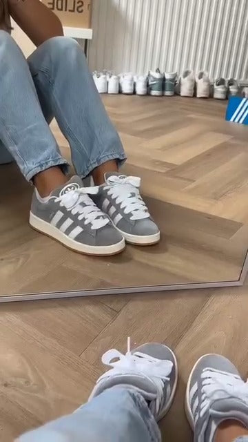 Stylish Grey Platform Sneakers - WOOLX