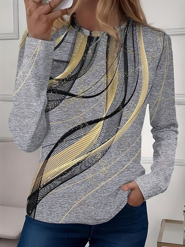 Special Round Neck Long Sleeve Top - WOOLX