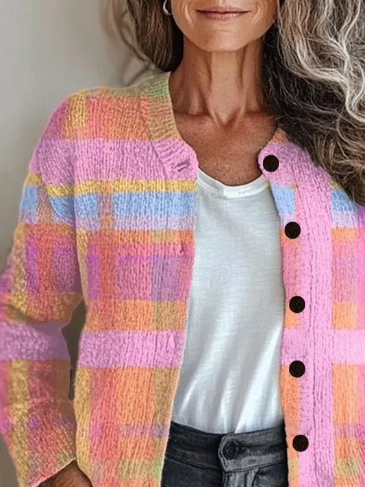 Sweet Pink Long Sleeve Outerwear