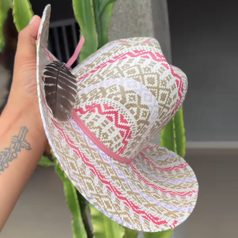 Western Cowboy Hat Outdoor Travel Sunscreen Hat - WOOLX