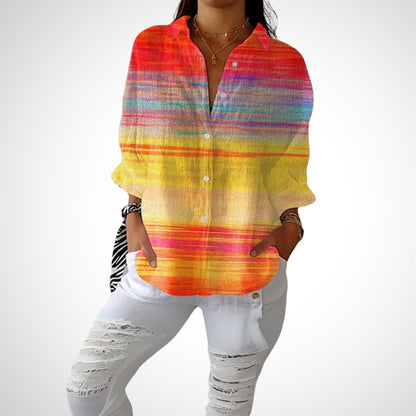 Showy Multicolor Long Sleeve Top - WOOLX