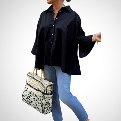 Chill Oversize Cotton Shirt - WOOLX