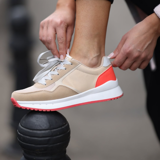 Charming Retro - Inspired Color - Block Sneakers - WOOLX