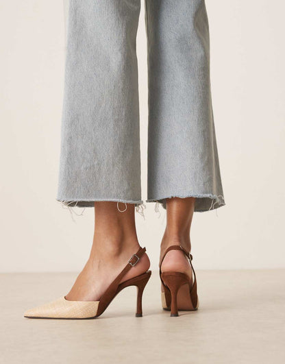 Slingback High - Heel Pumps - WOOLX