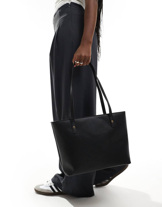 WOOLX DESIGN Easy Tote Bag In Black - WOOLX