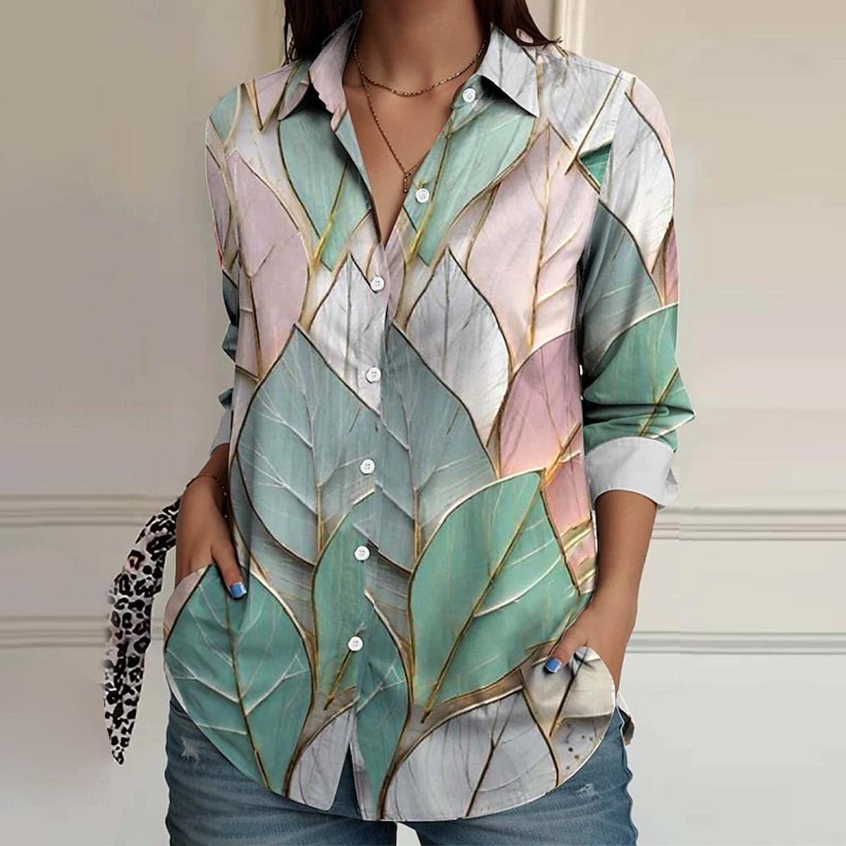 Modern Green Long Sleeve Shirt - WOOLX