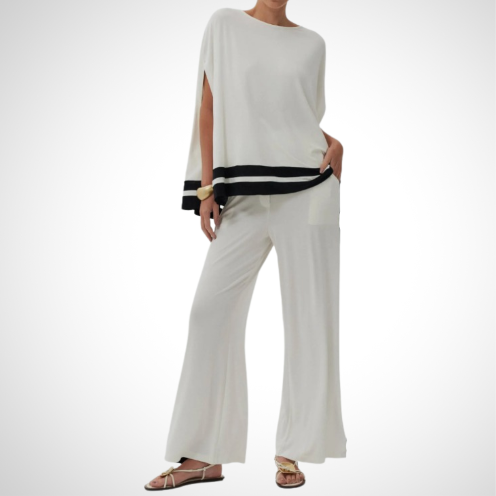 Chill Striped Comfy 2pc Set - WOOLX