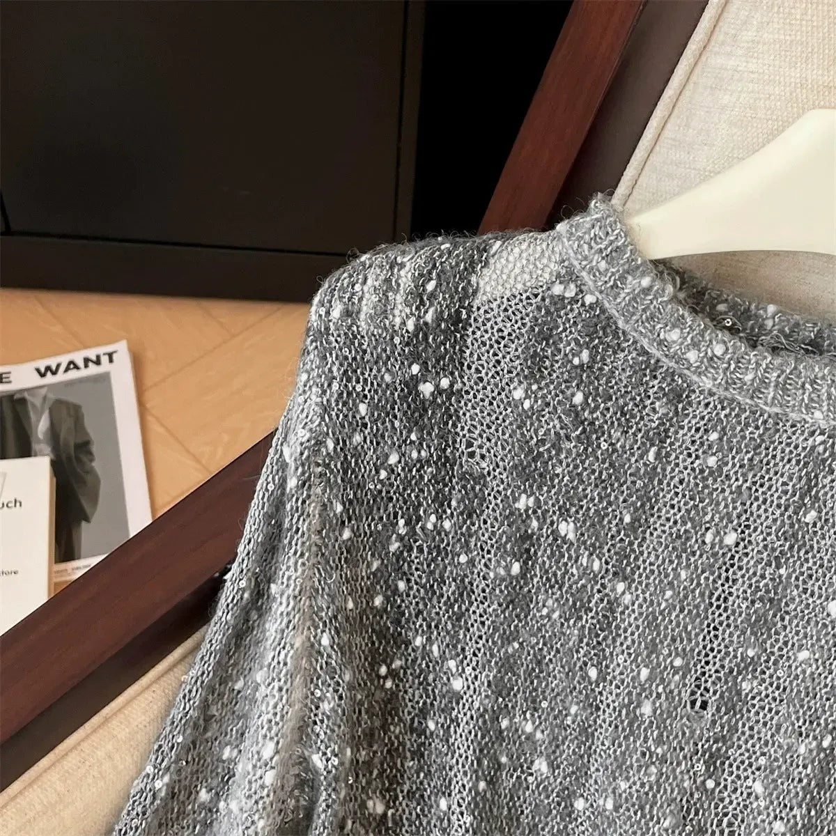 Gorgeous Round Neck Long Sleeve Top