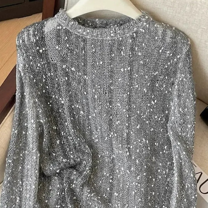 Gorgeous Round Neck Long Sleeve Top