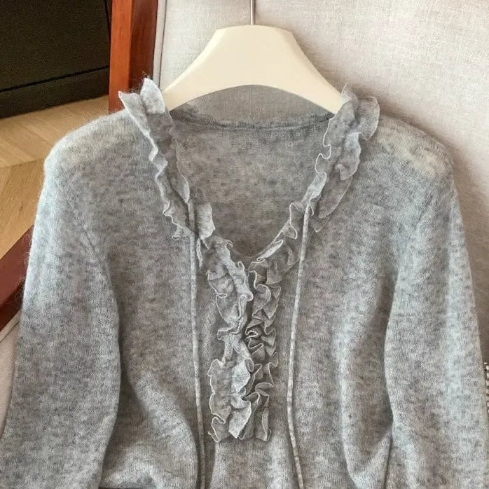 V-Neck Long Sleeve Sweater