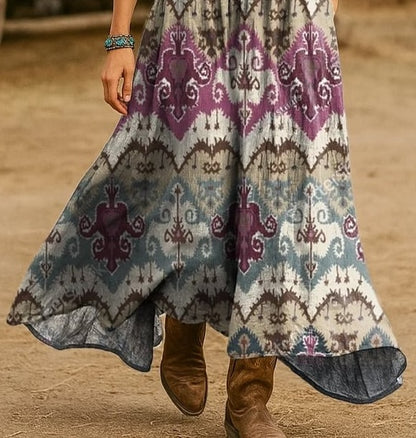 Special V-Neck Long Sleeve Maxi Dress