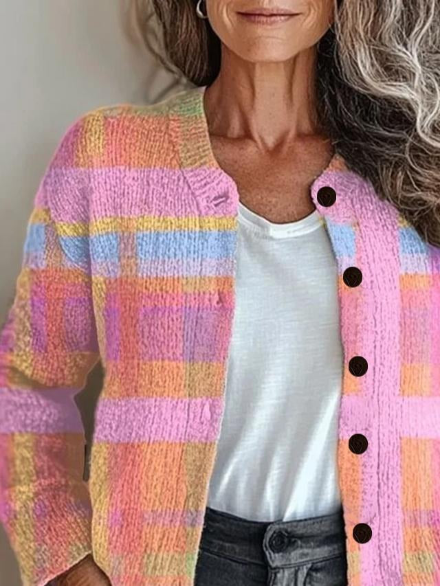 Sweet Pink Long Sleeve Outerwear