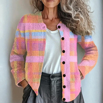 Sweet Pink Long Sleeve Outerwear