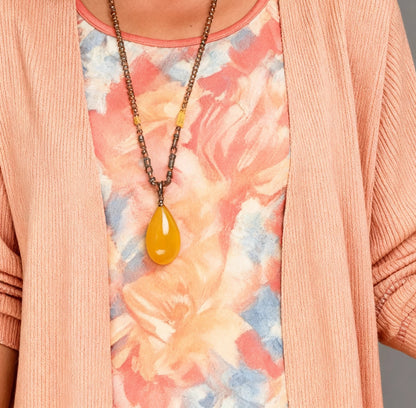 Groovy Round Neck Midi Dress With Jacket