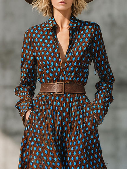 Trendy Blue Maxi Dress With Flowing Silhouette