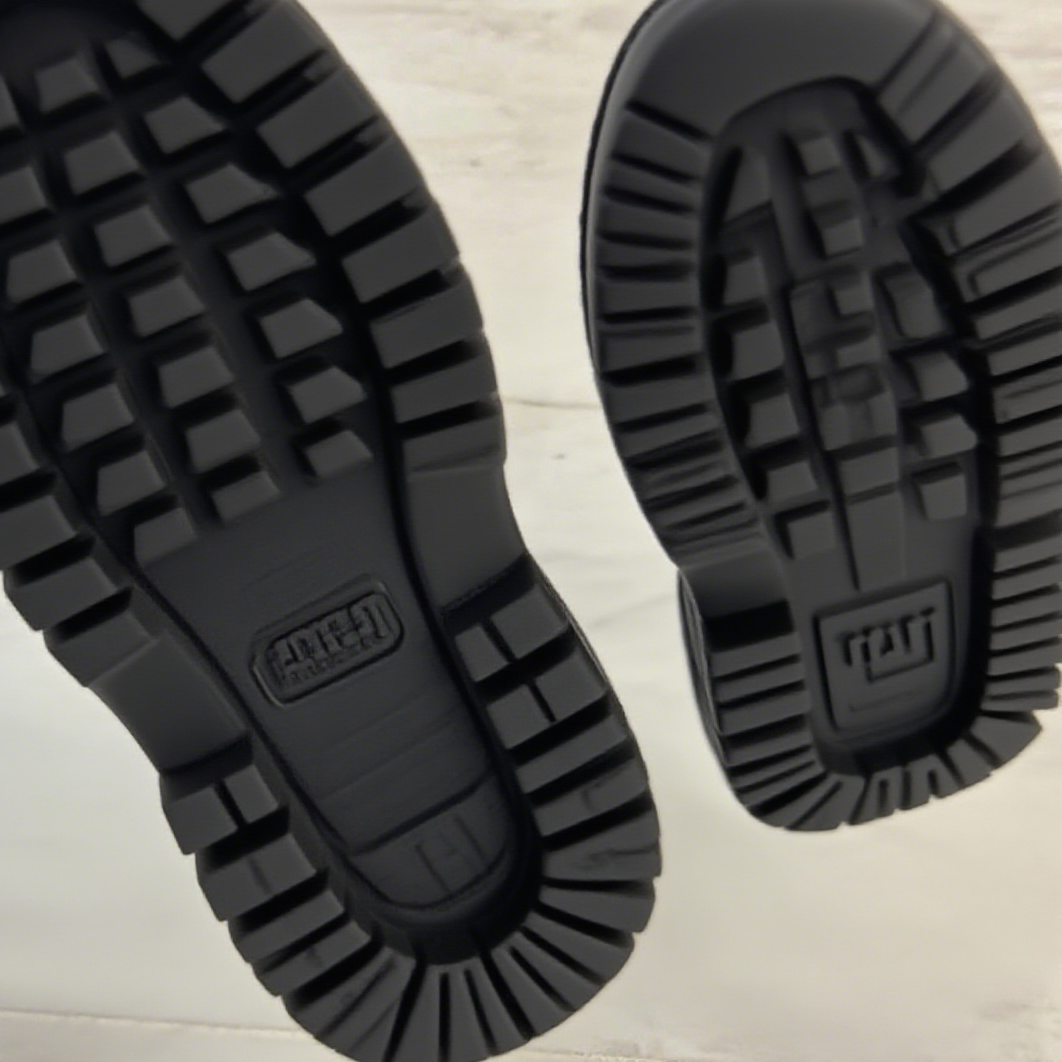 Round-toe Lace-up Platform Loafers - WOOLX