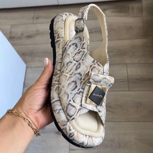 Python Soft-soled Fish-toe Sandals - WOOLX