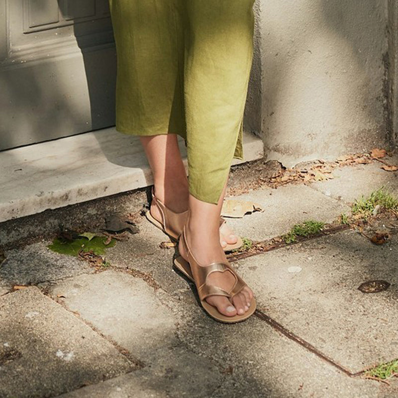 Leather Love Flat Beach Sandals - WOOLX