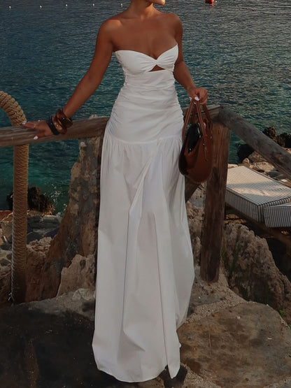 Strapless Cutout Dress - WOOLX