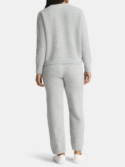 Women's Cardigan & Pants Sweater Set - WOOLX