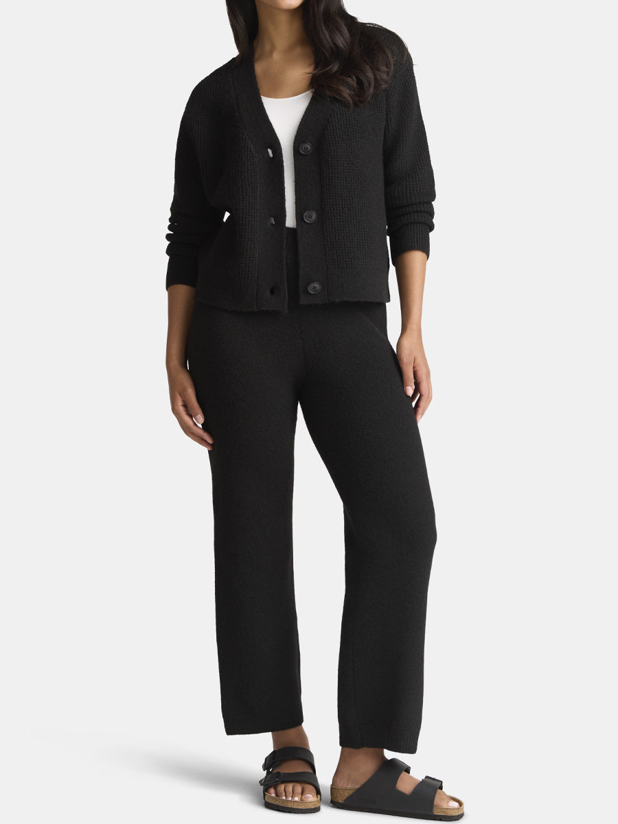 Women's Cardigan & Pants Sweater Set - WOOLX