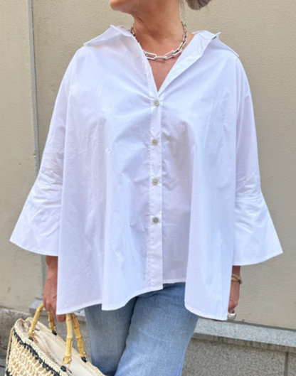 Chill Oversize Cotton Shirt - WOOLX