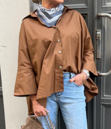 Chill Oversize Cotton Shirt - WOOLX