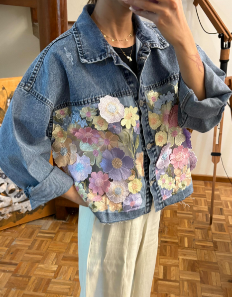 Chill 3D Flower Jacket - WOOLX