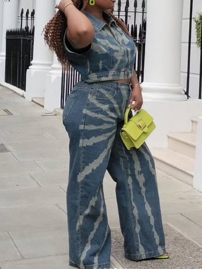 The Statement Vibe Denim Set - WOOLX