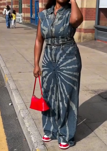 The Statement Vibe Denim Set - WOOLX