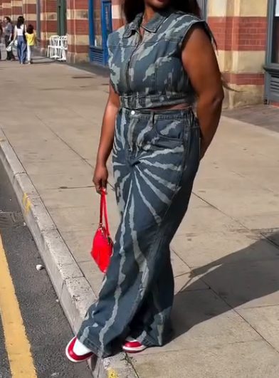 The Statement Vibe Denim Set - WOOLX