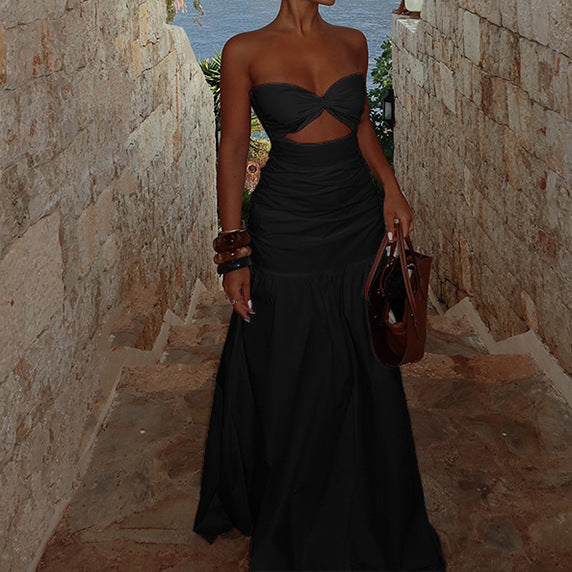 Strapless Cutout Dress - WOOLX