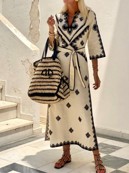 Black Island style Dress - WOOLX