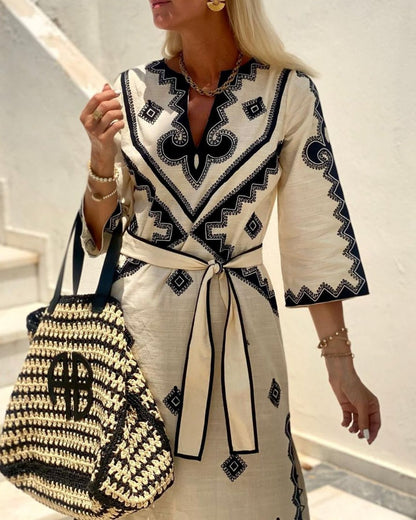 Black Island style Dress - WOOLX